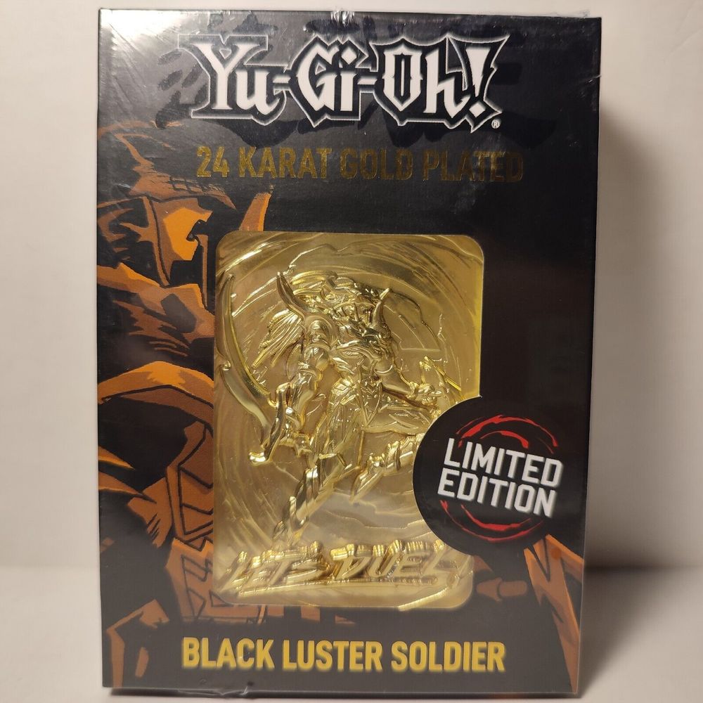 COPY - Yugioh Black Luster Soldier Metal Card 24k Gold Plated Ingot Official Ko…